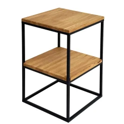 Industrial Beistelltisch mit Ablageboden - Tenny