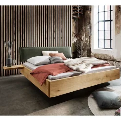 Industrial Bett & Nachttische Set - Greta (dreiteilig)