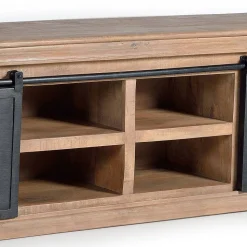 Industrial Chic TV Lowboard mit Schiebetüren - Jantonia