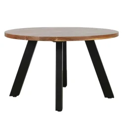 Industrial Couchtisch mit runder Platte - Fresh