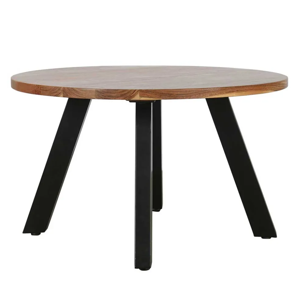 Industrial Couchtisch mit runder Platte - Fresh