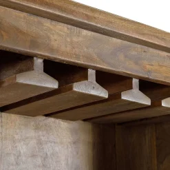 Industrial Design Barschrank aus Mangoholz - Semian