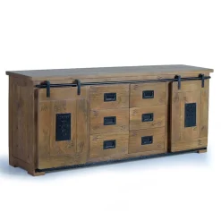 Industrial Design Sideboard aus Mangoholz - Semian