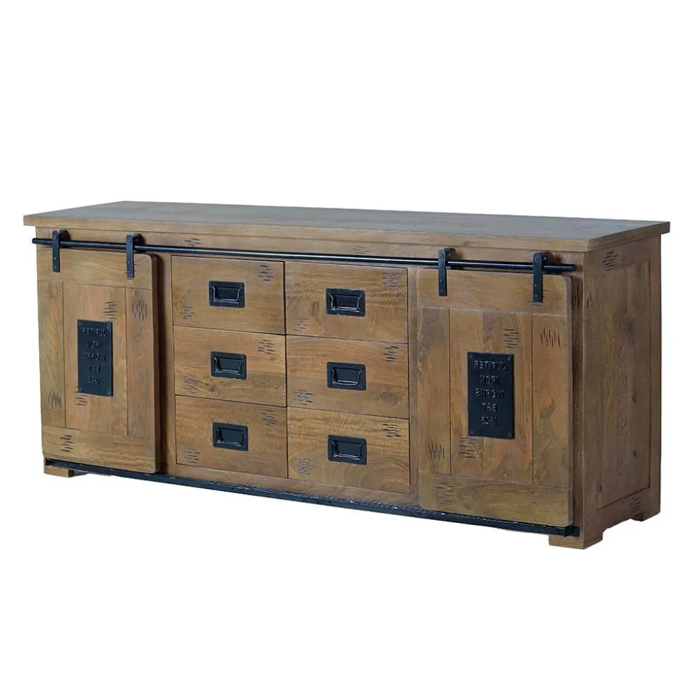 Industrial Design Sideboard aus Mangoholz - Semian