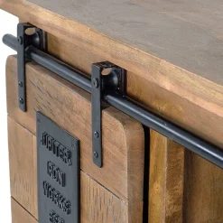 Industrial Design TV Board aus Mangoholz - Semian