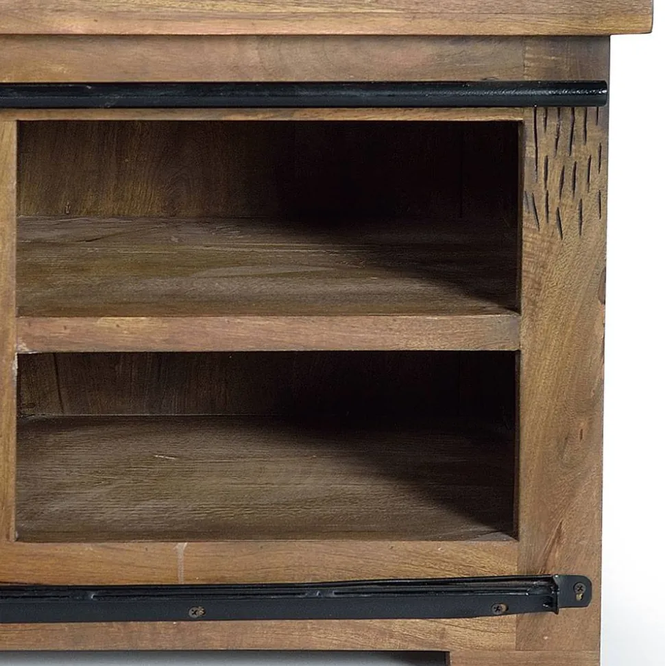 Industrial Design TV Board aus Mangoholz - Semian