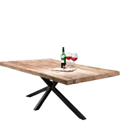 Industrial Esstisch aus recyceltem Teakholz - Doan