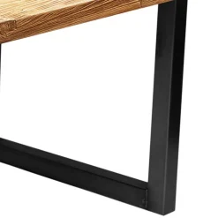 Industrial Esstisch aus rustikalem Teak Altholz - Chats