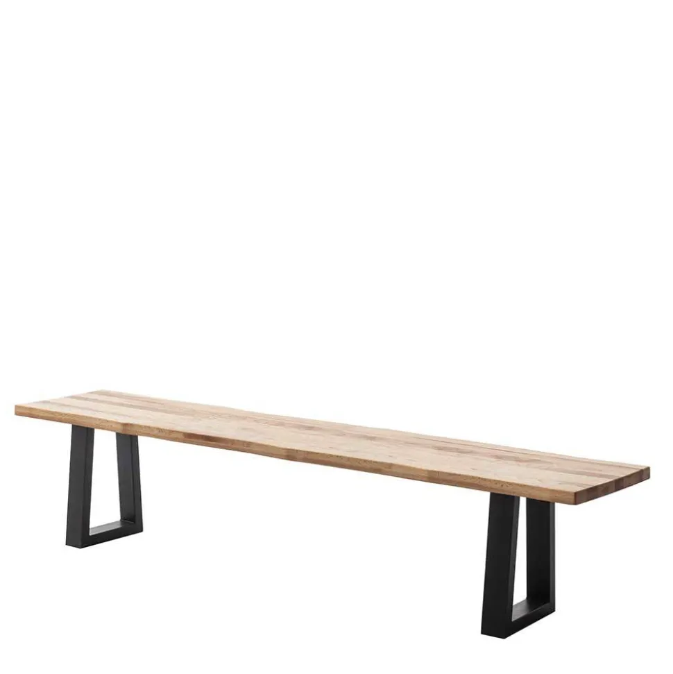 Industrial Esstischbank aus Zerreiche - Heaver