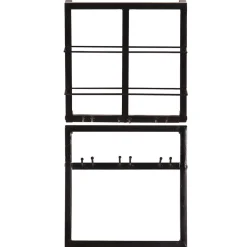 Industrial Flaschenhalter Regale - Janie (zweiteilig)