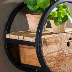 Industrial Hängeregal mit Schublade - Bahirah