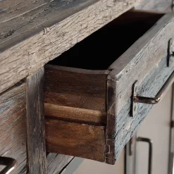 Industrial Kombi-Kommode aus Altholz - Stock