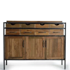 Industrial Kommode mit acht Schubladen - Zinova