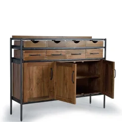 Industrial Kommode mit acht Schubladen - Zinova