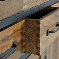 Industrial Kommode mit acht Schubladen - Zinova