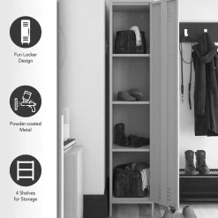 Industrial Metallspind in Taupe - Faktura