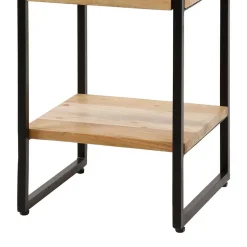 Industrial Nachttisch aus Akazie massiv - Vannah