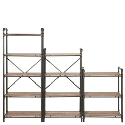 Industrial Regal Kombination aus Eisen - Nenvia (dreiteilig)