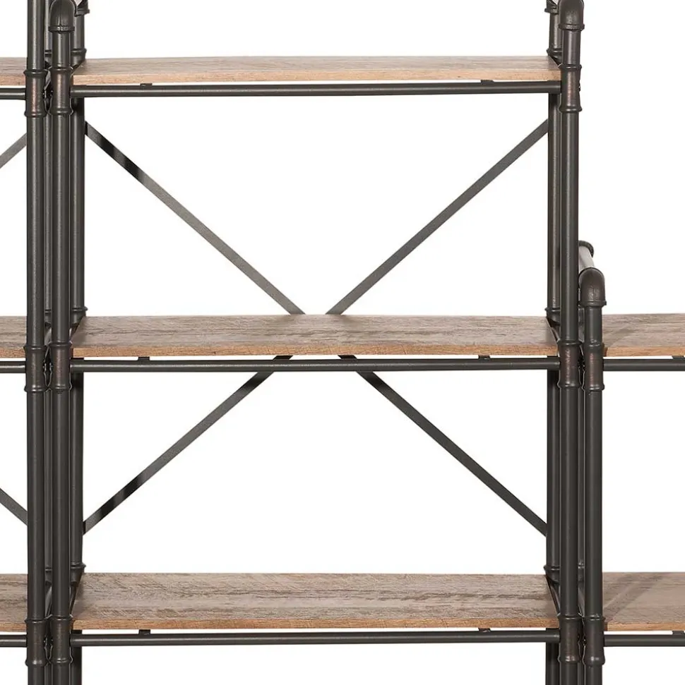 Industrial Regal Kombination aus Eisen - Nenvia (dreiteilig)