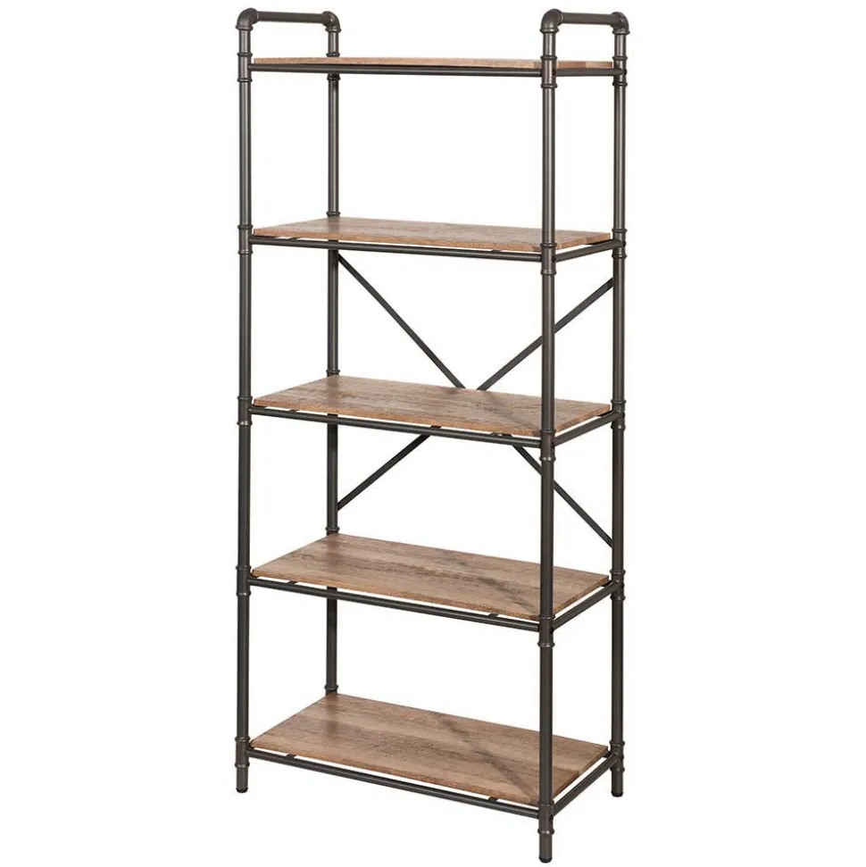 Industrial Regal Kombination aus Eisen - Nenvia (dreiteilig)