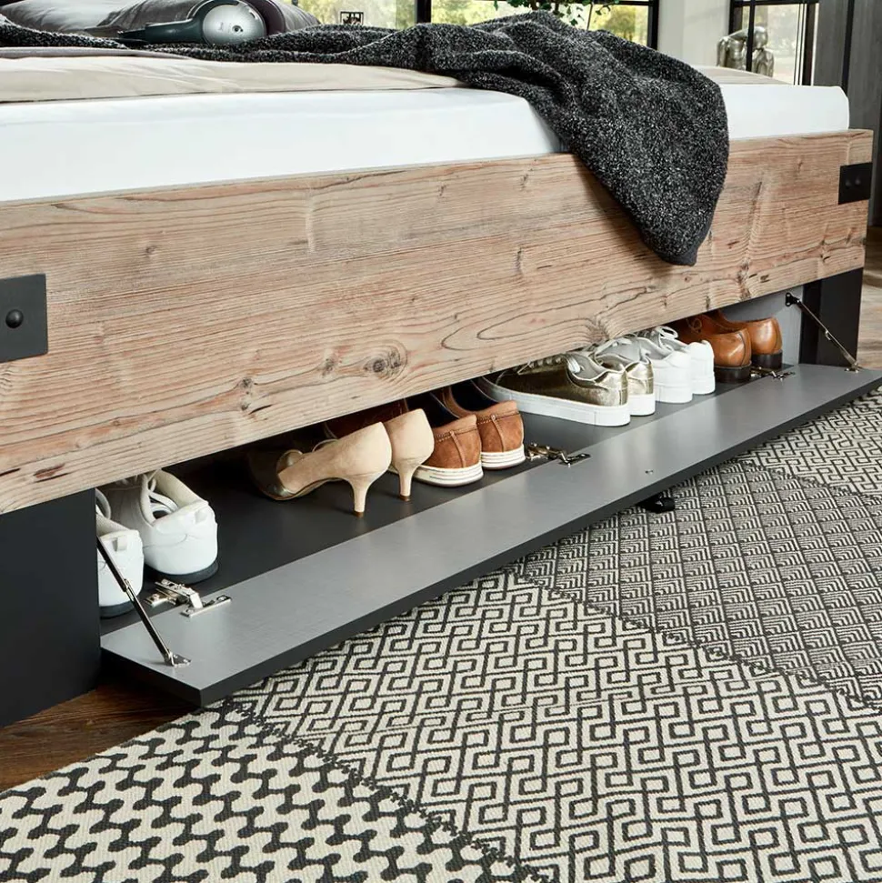 Industrial Schlafzimmereinrichtung Set - Ardila (vierteilig)