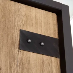 Industrial Schlafzimmerschrank mit fünf Türen - Bram