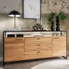 Industrial Sideboard aus Wildeiche Massivholz - Manarola