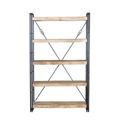 Industrial Style Standregal aus Mangoholz - Traudarian