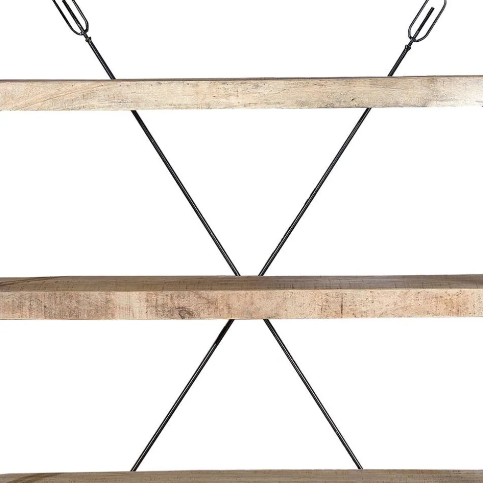 Industrial Style Standregal aus Mangoholz - Traudarian