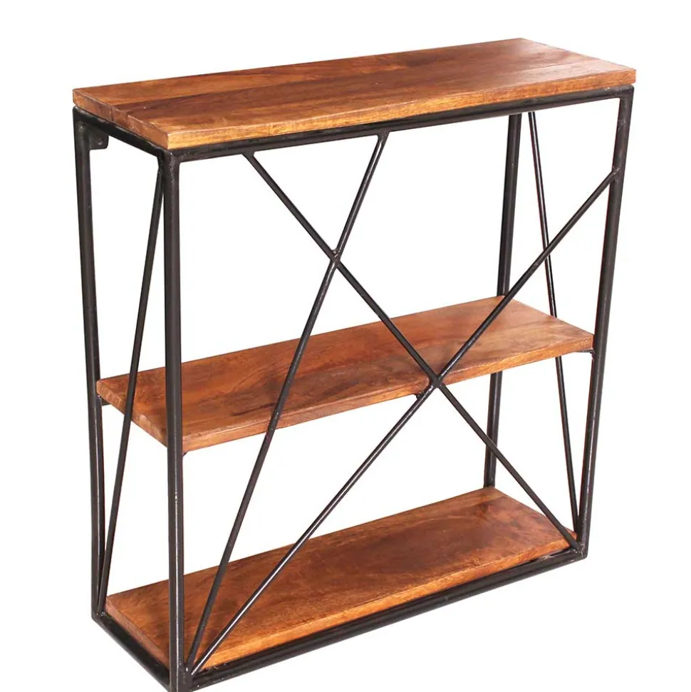 Industrial Style Wandregal ohne Rückwand - Offia