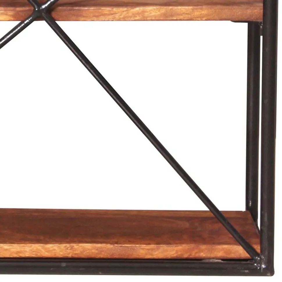 Industrial Style Wandregal ohne Rückwand - Offia