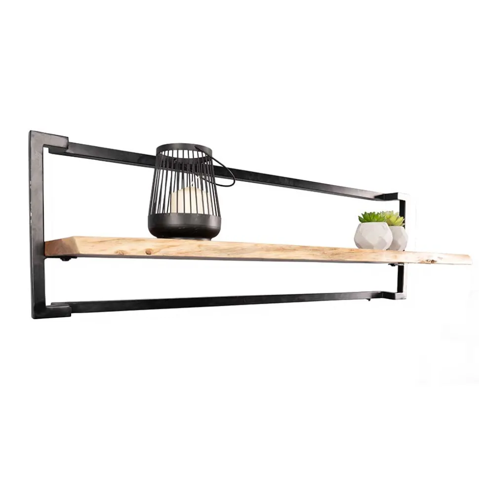 Industrial Wandboard aus Akazie Massivholz - Ian