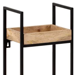 Industrial Wandregal mit drei Ablagen - Karibia