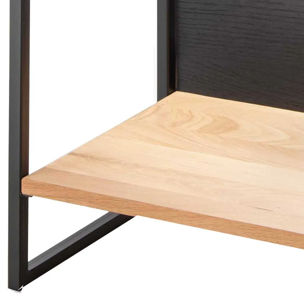 Industrial Wohnzimmerschrank aus Wildeiche Massivholz - Manarola