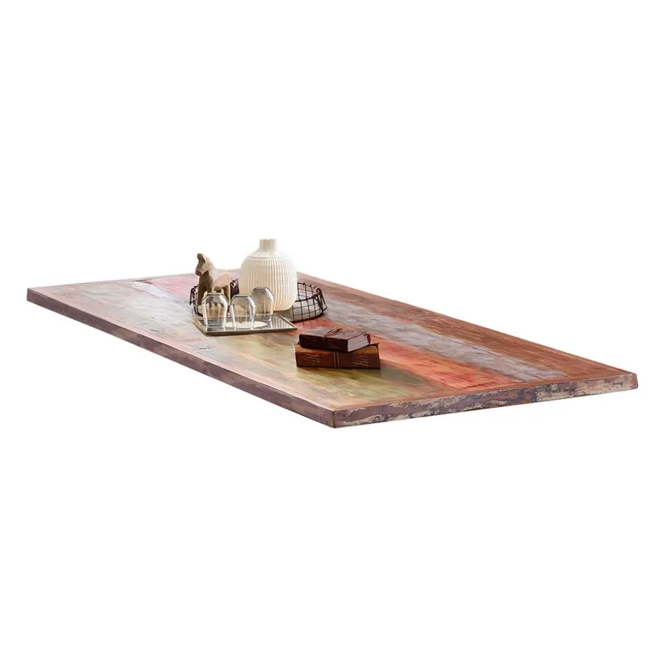Industrialtisch mit Shabby Chic Altholz - Mutano