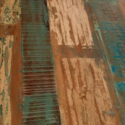 Industrie Esstisch Valcmeris in Braun Bunt