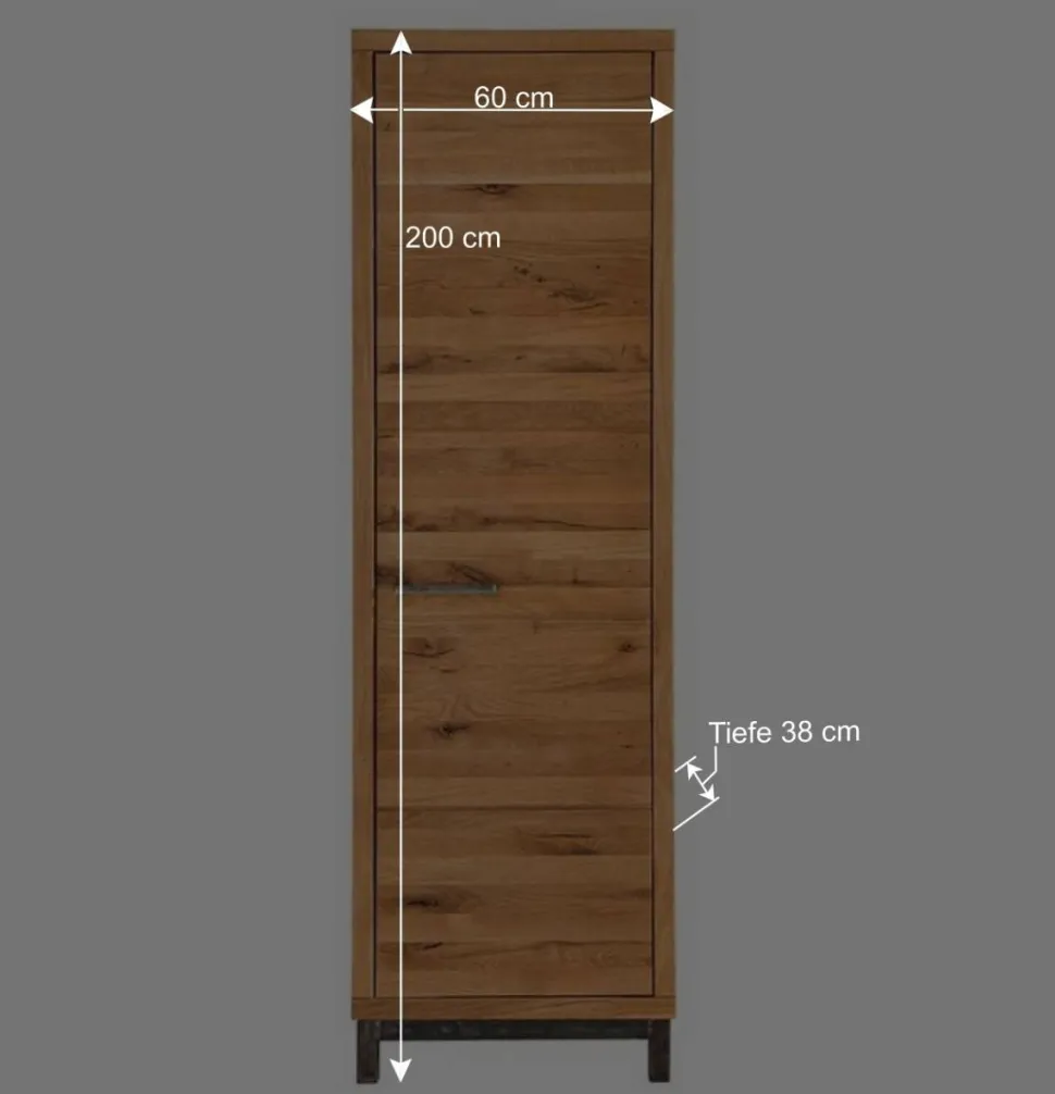 Industry Garderobenschrank aus Wildeiche - Mulcian