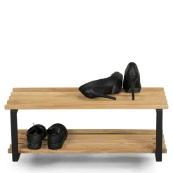 Industry Schuhregal in Schwarz & Natur - Zoccos