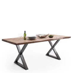 Industry Style Esstisch mit Baumkanten - Lymesca