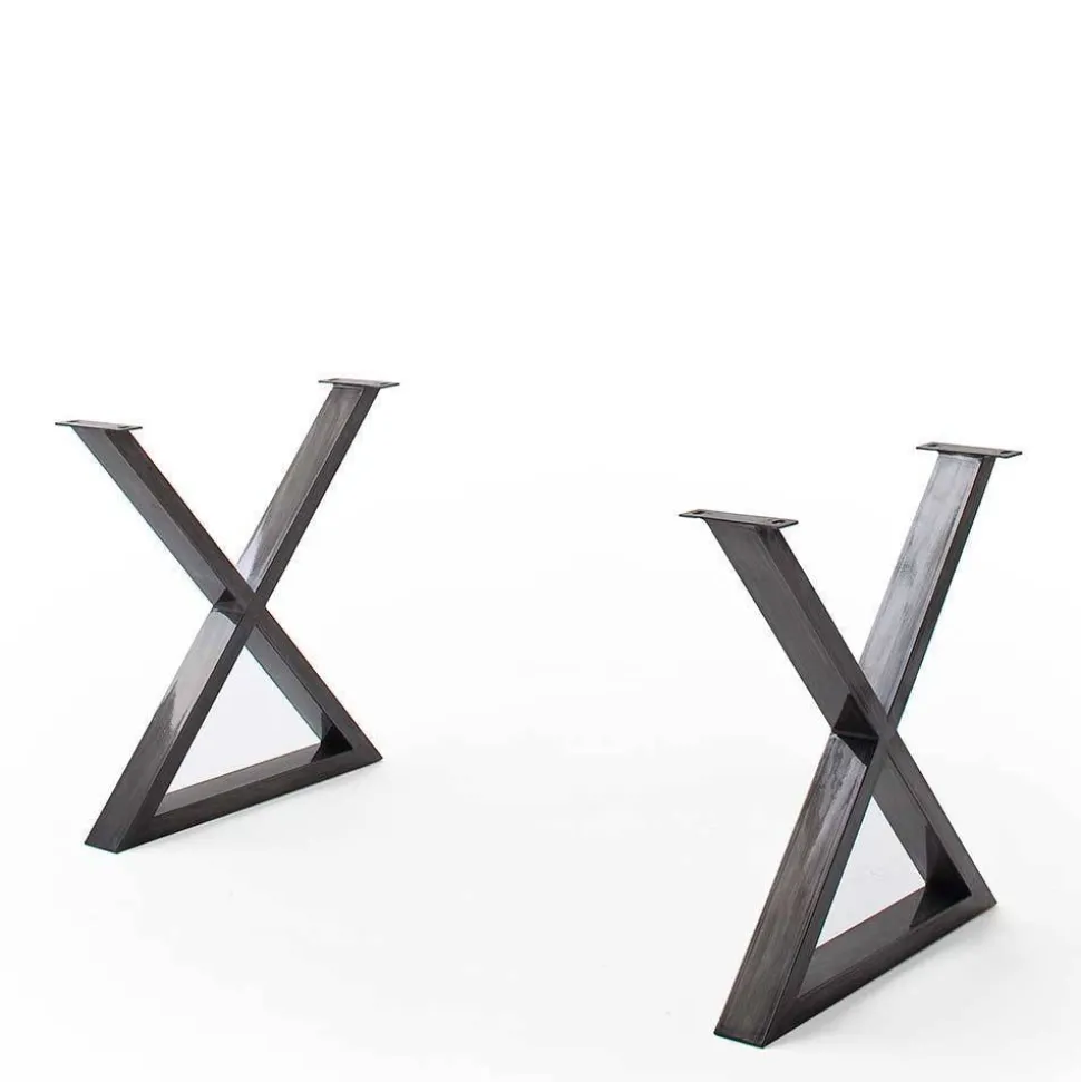 Industry Style Esstisch mit Baumkanten - Lymesca