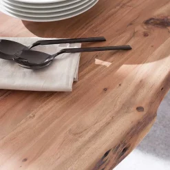 Industry Tisch mit Naturkanten - Tiber