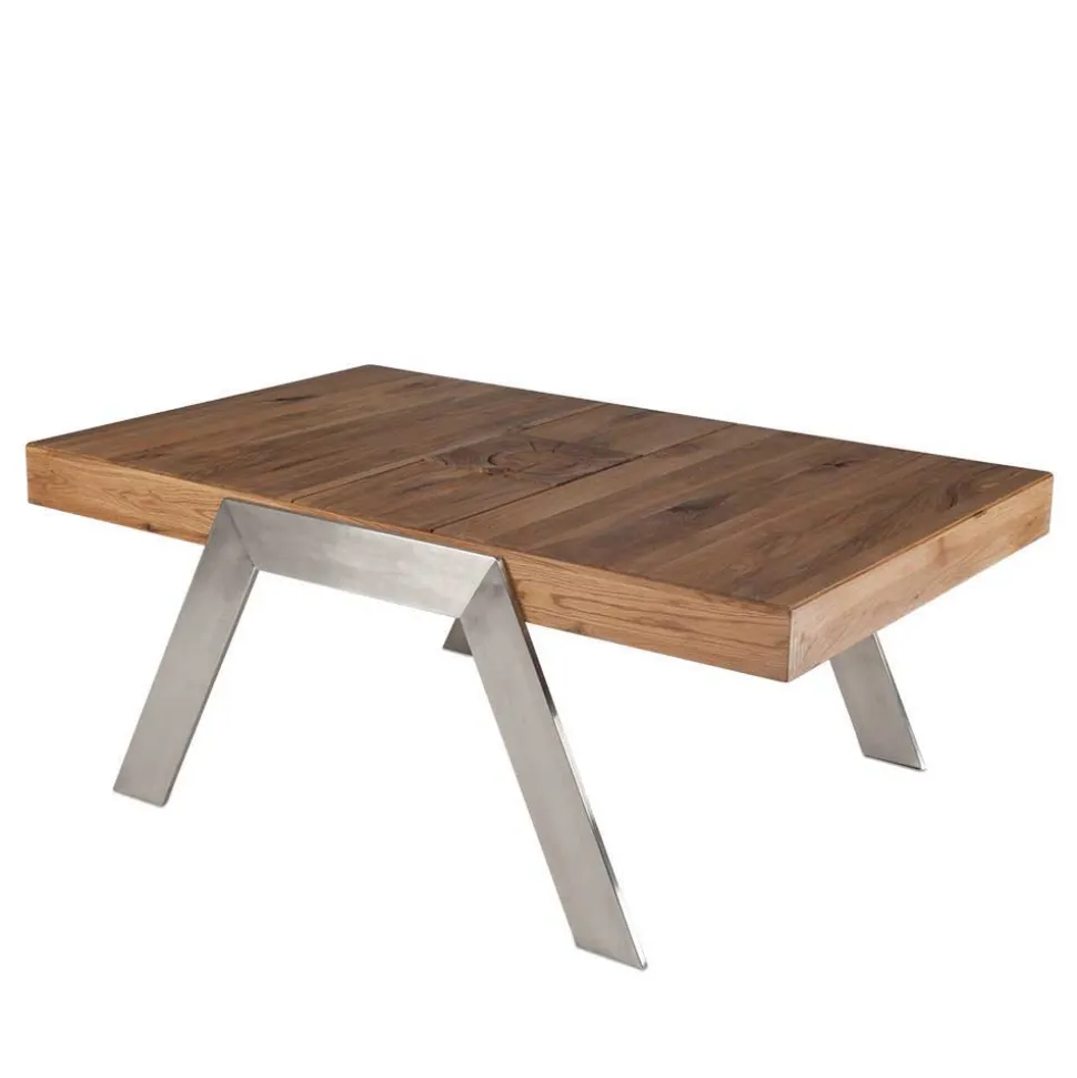 Industry Wohnzimmertisch Massivholz Nostalc Wildeiche
