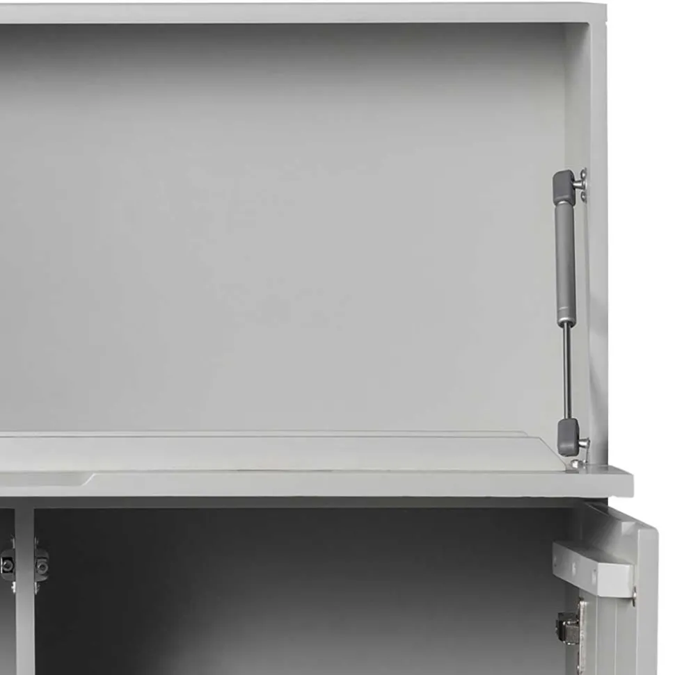 Japandi Barschrank in Hellgrau - Looning