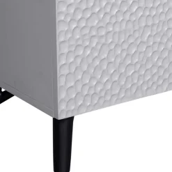 Japandi Barschrank in Hellgrau - Looning