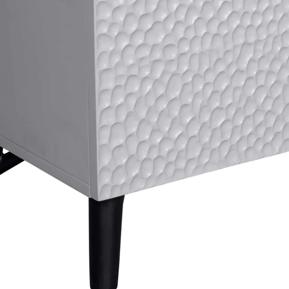 Japandi Barschrank in Hellgrau - Looning