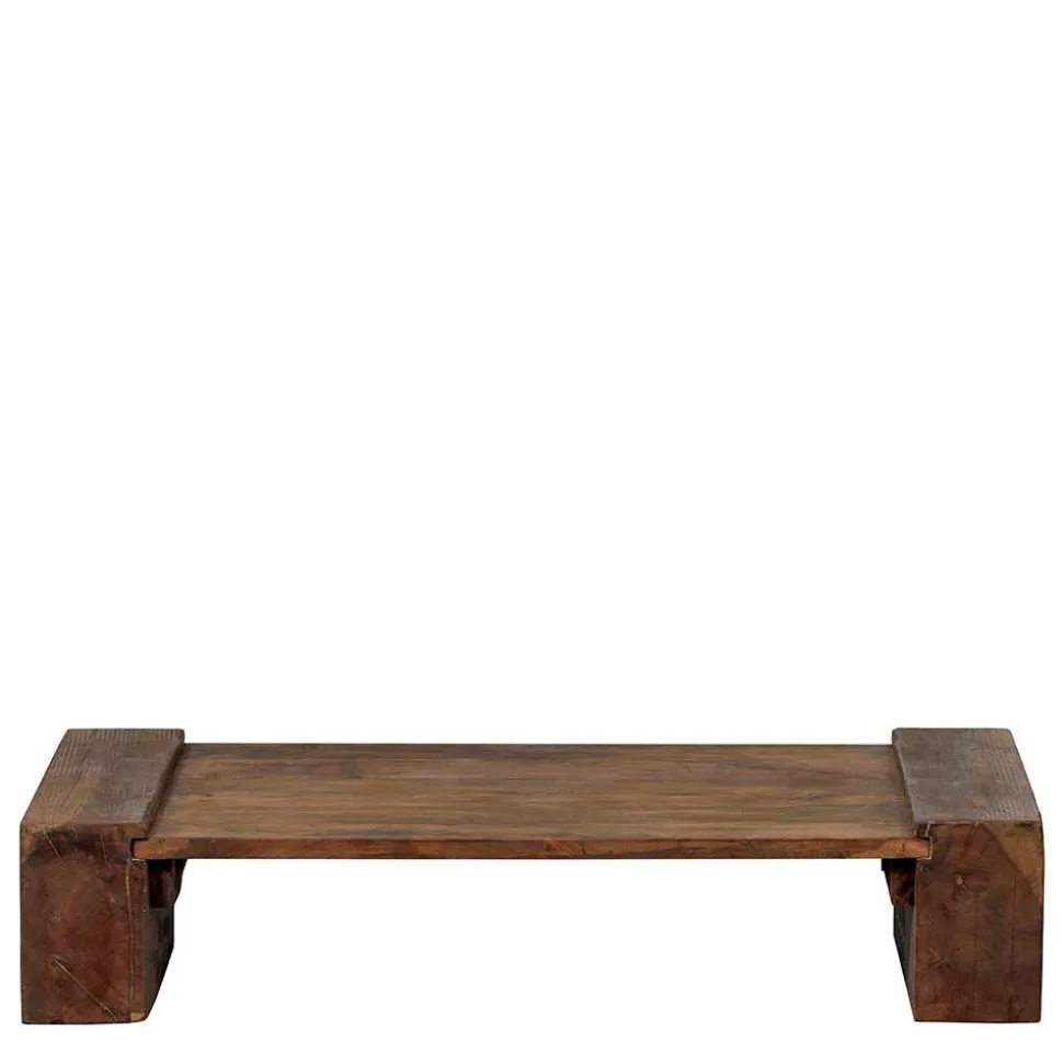 Japandi Couchtisch in Dunkelbraun - Houston