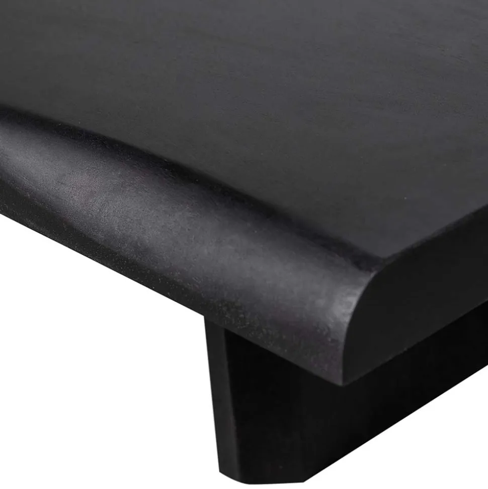 Japandi Couchtisch in Schwarz - Aldura