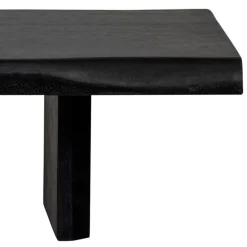 Japandi Couchtisch in Schwarz - Aldura