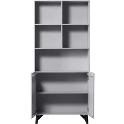 Japandi Regal in Hellgrau - Looning