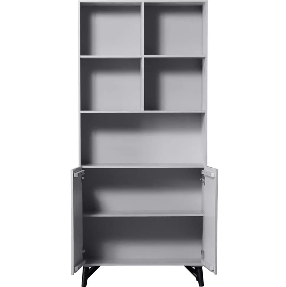 Japandi Regal in Hellgrau - Looning